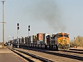 BNSF 4113 at Winslow, AZ on 18 April 2008